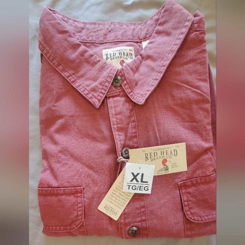 Red Head Brand Men's plaid shirt Size 2XL